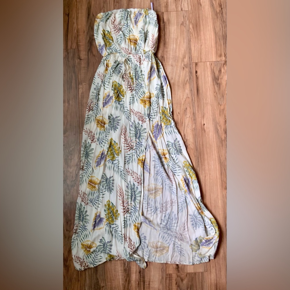 Strapless summer dress
